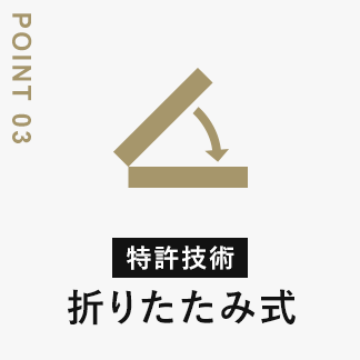 特許技術 折りたたみ式