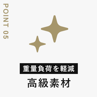 重量負荷を軽減 折りたたみ式